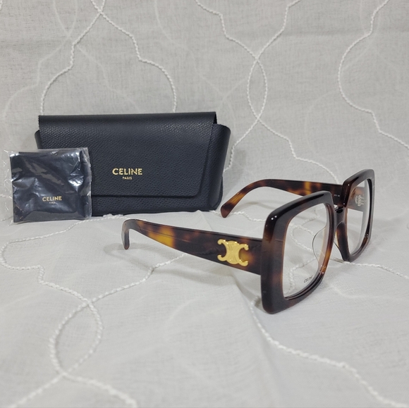 Celine Tortoise Shell Eyeglasses